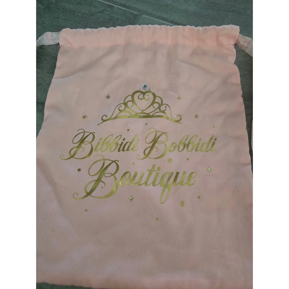 Disney Bibbidi Bobbidi Boutique Pink Gold Tiara Cinch Backpack Set of 2